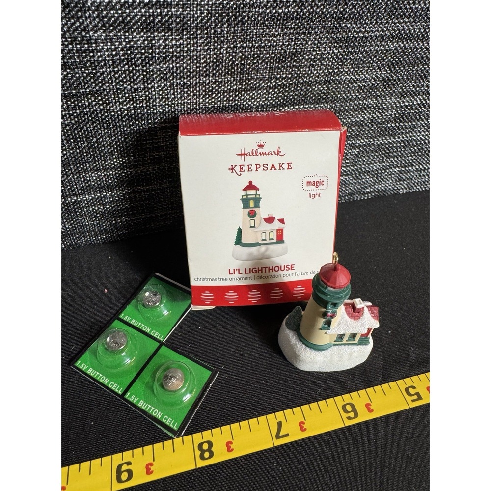 Halllmark Keepsake Ornament Miniature Li'l Lighthouse Magic 2017